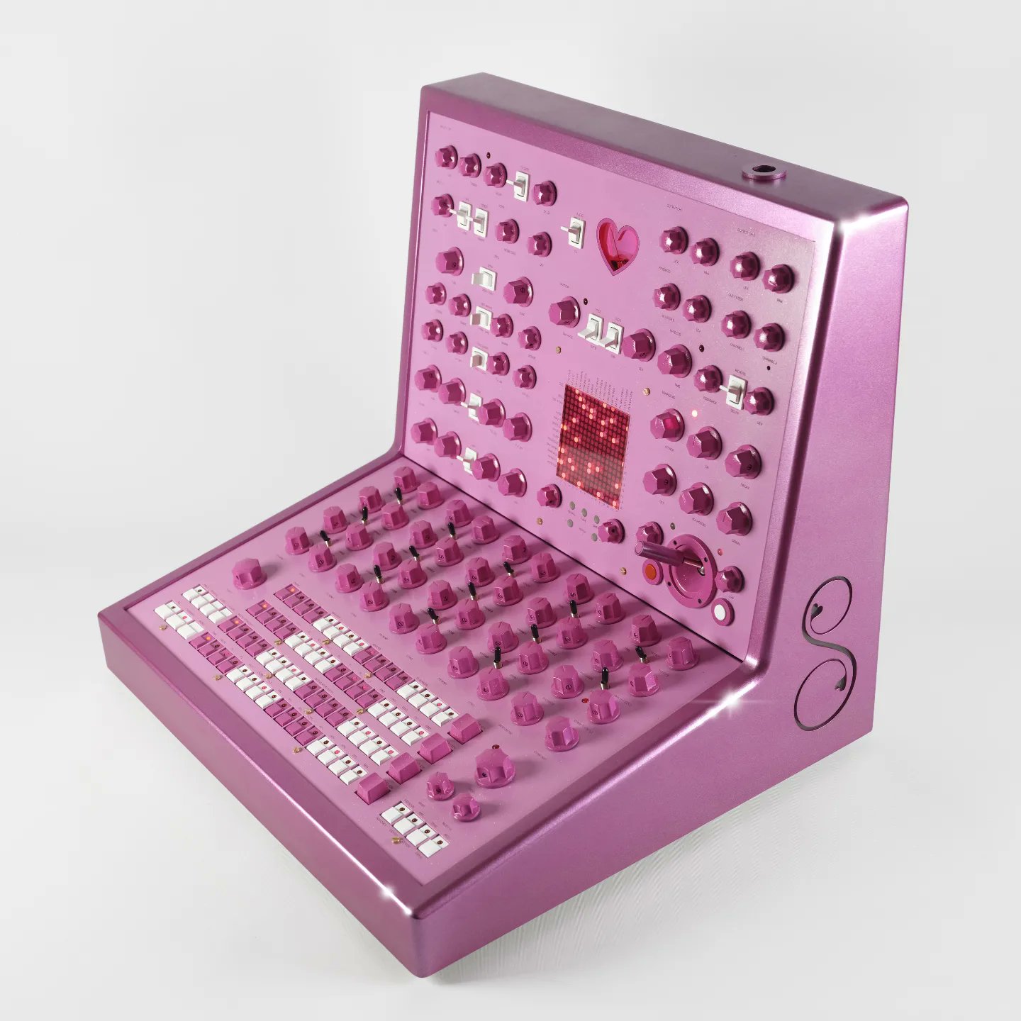 Love Hultén pink Syntrx II + Perkons commission, custom commission